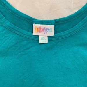 LuLaRoe Carly Dress pocket 2XL plus size Jade green Excellent t-shirt dress